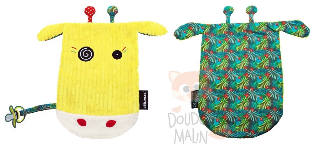 Les déglingos maxi plat operchos girafe jaune 